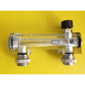 New-Flow DS-T1 DS Series with needle valve Acrylic Flowmeter